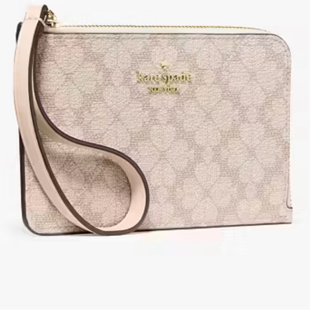 NWT Kate Spade Lucy Spade Flower Small Card Holder Wallet